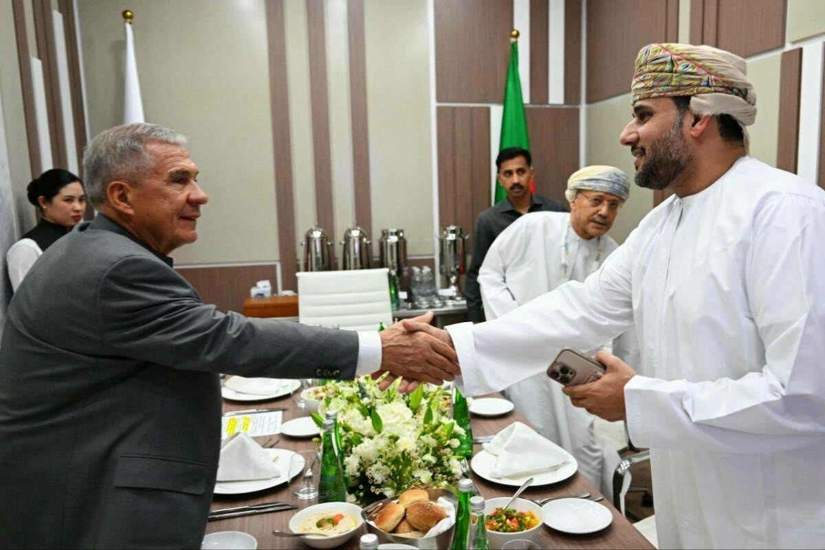 Миңнеханов Оман Сәүдә палатасы рәисе белән ислам финанславын үстерү турында сөйләйште