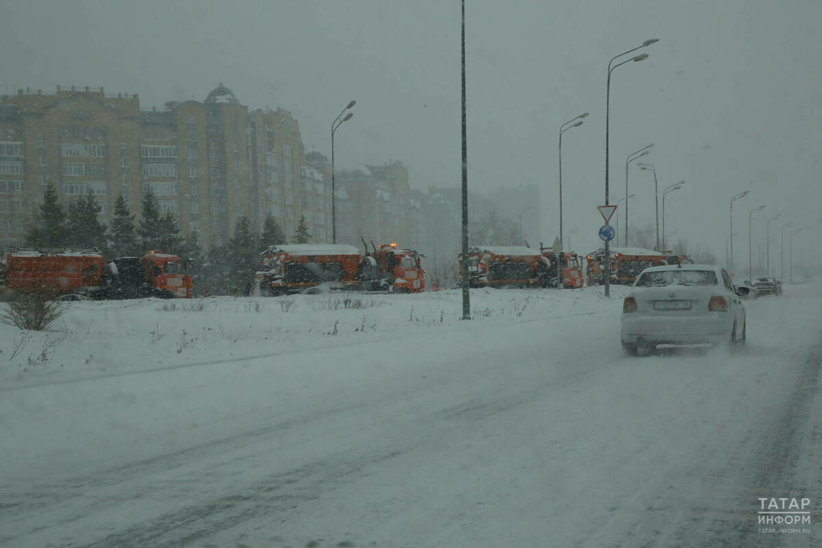Татарстанда буран һәм -5 градуска кадәр салкын булуы көтелә