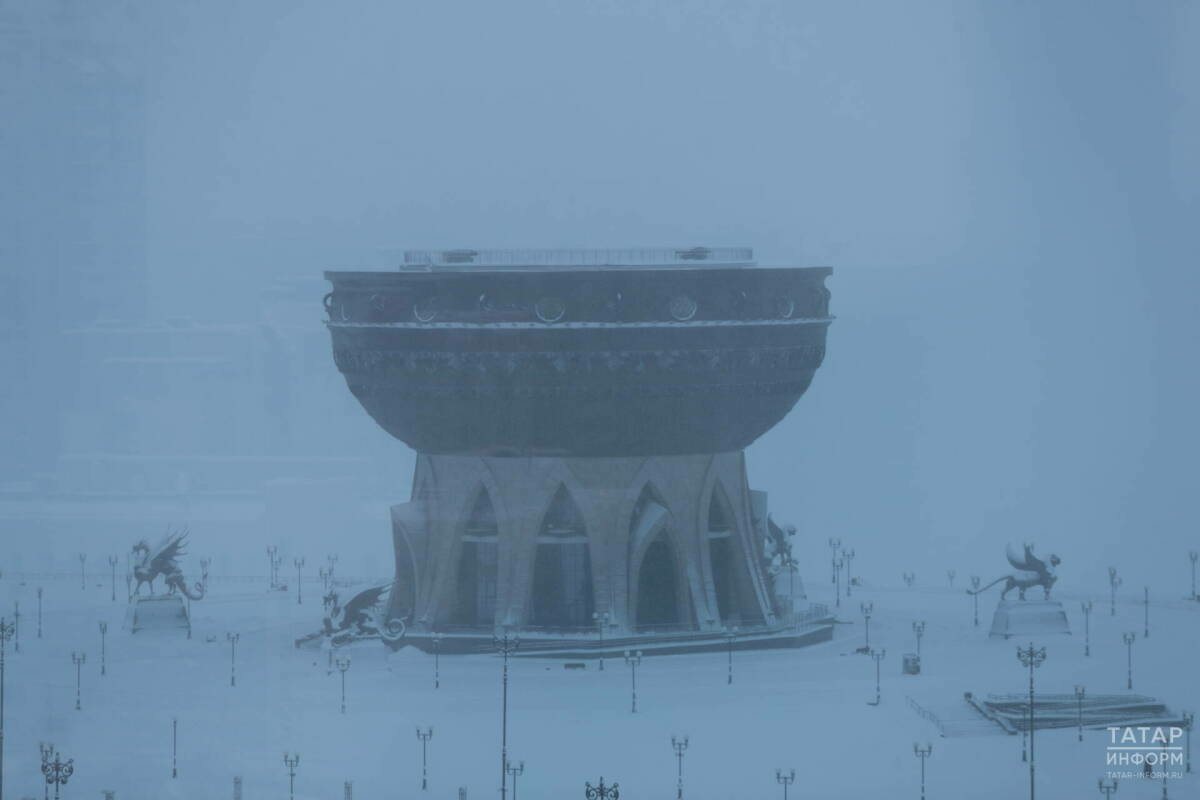 Дүшәмбе Татарстанда тагын буран көтелә