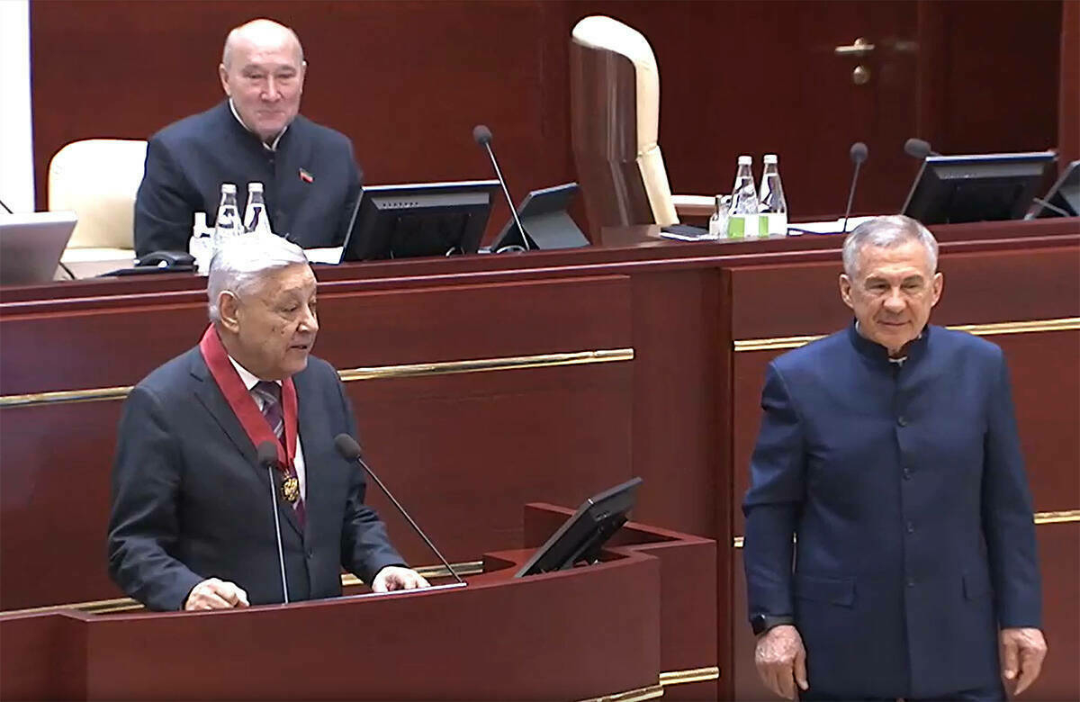 Фәрит Мөхәммәтшинга II дәрәҗә «Ватан алдындагы казанышлары өчен» ордены тапшырылды