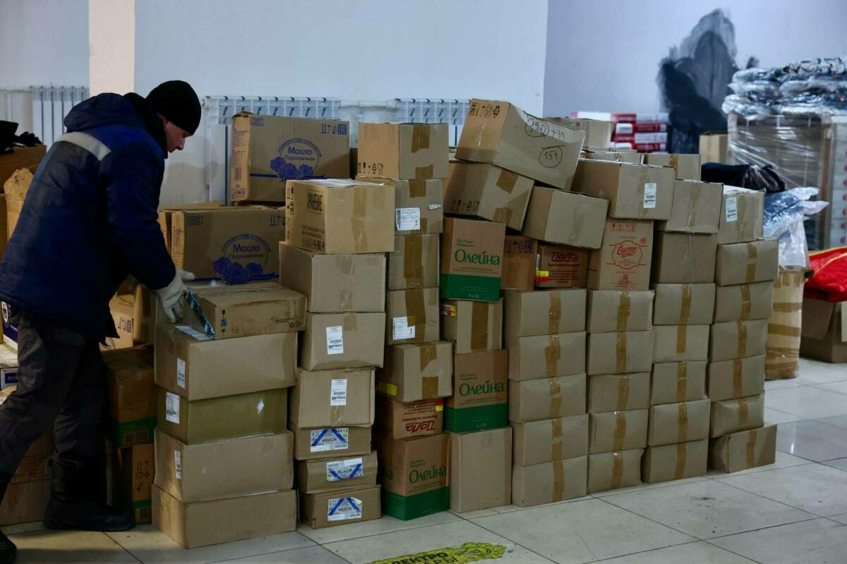 Чистай районыннан Лисичанскига 8 тоннадан артык гуманитар ярдәм китерделәр