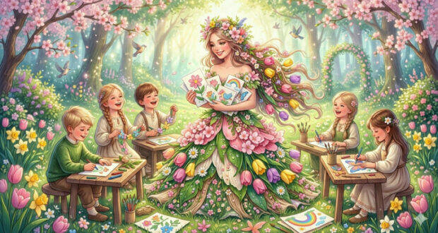 Менделеевскида 8 Март уңаеннан балалар арасында иҗади бәйге башланды