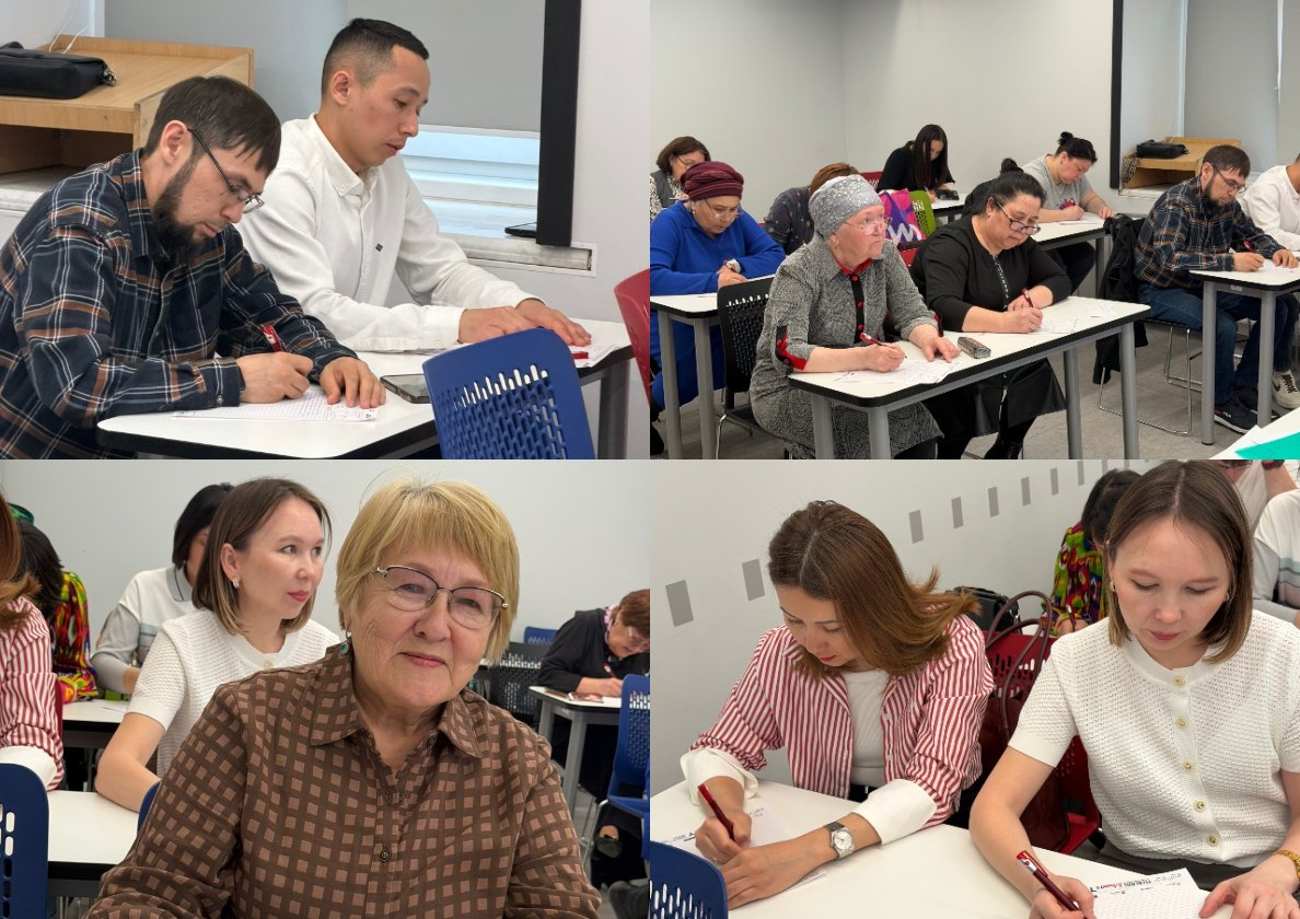 Төмәндә «Тоталь диктант» Бөтенроссия акциясе кысаларында себер татар телендә диктант узды