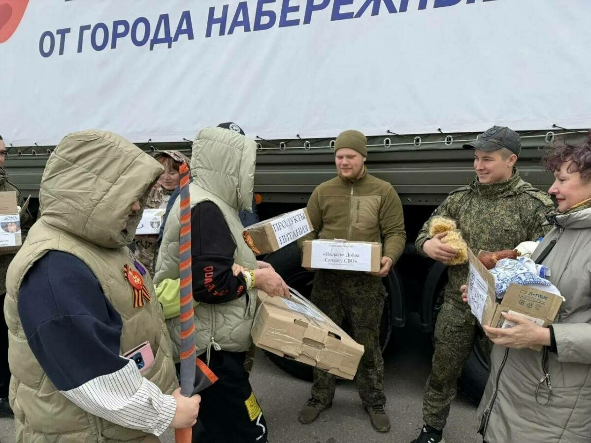 Махсус операциядә катнашучылар Чаллы халкына гуманитар ярдәм өчен рәхмәт белдерде