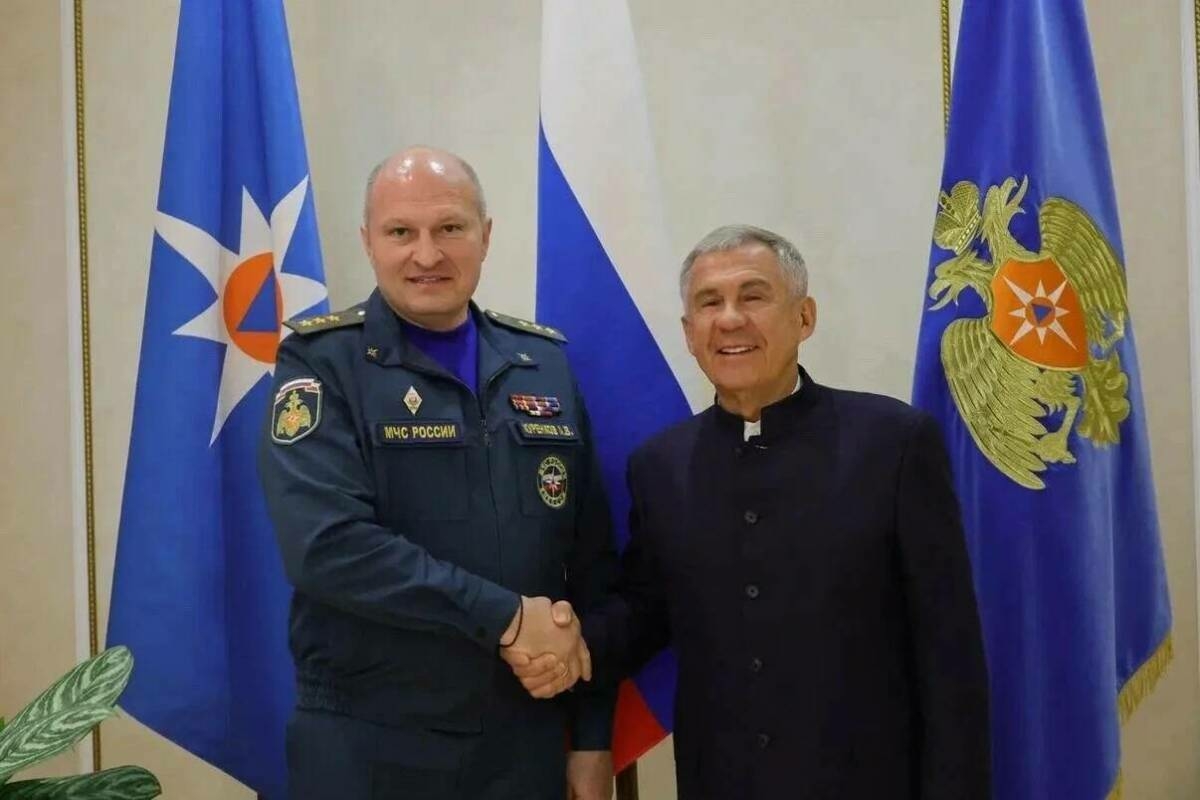 Миңнеханов Куренков белән коткаручылар өчен яңа комплекс төзү турында фикер алышты