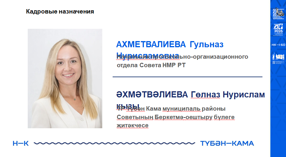 Радмир Беляев Түбән Кама район Советында кадрлар үзгәреше турында хәбәр итте