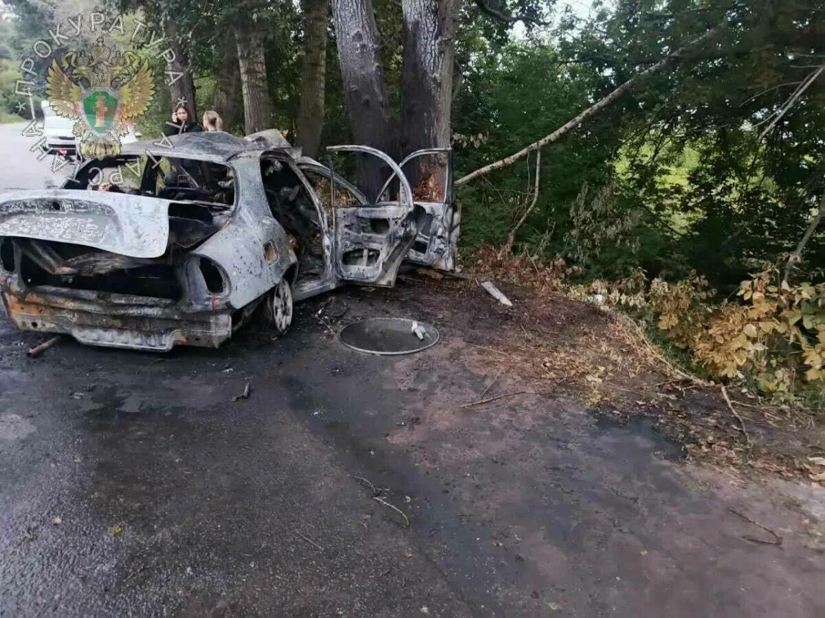Татарстанда автомобиль агачка бәрелгән, алты кеше һәлак булган