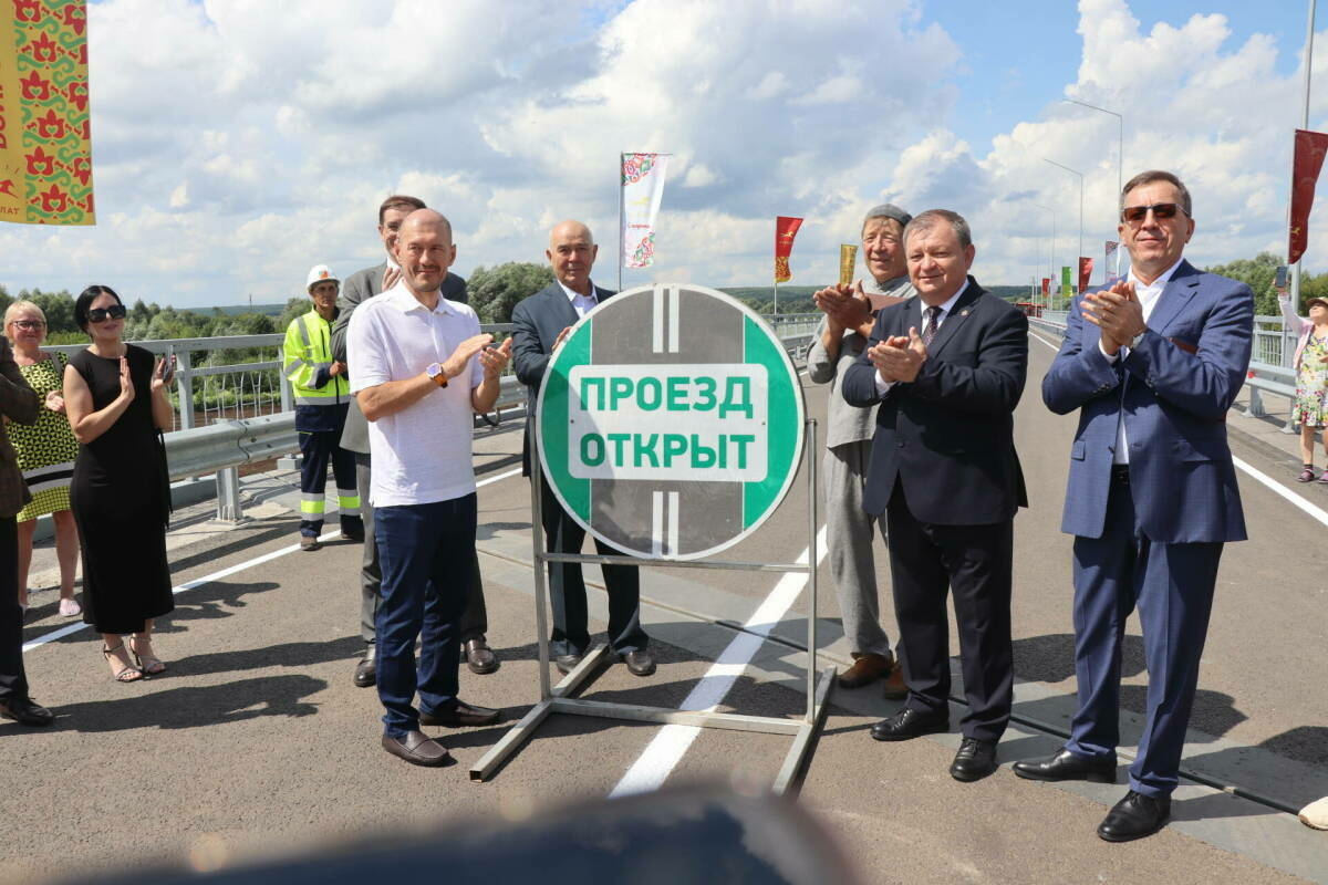 Нурлат районында язгы ташу проблемасын хәл иткән күпер ачылды