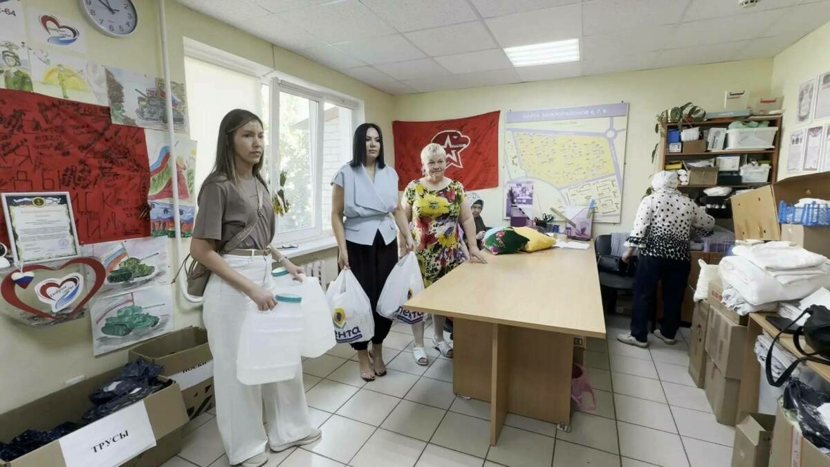 Түбән Кама салым инспекциясе хезмәткәрләре махсус операция зонасына гуманитар йөк озатты