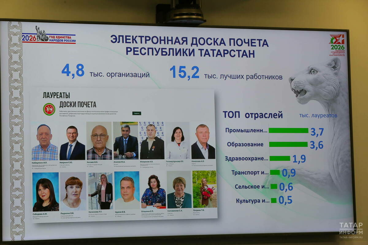 Татарстанның Электрон мактау тактасын 12 көн эчендә 1,8 миллион тапкыр караганнар