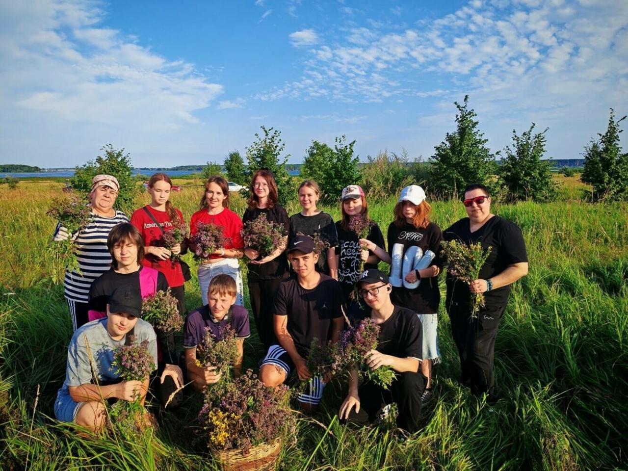 Ульяновск өлкәсе Үрән авылында махсус операциягә җибәрү өчен дару үләннәре җыйганнар