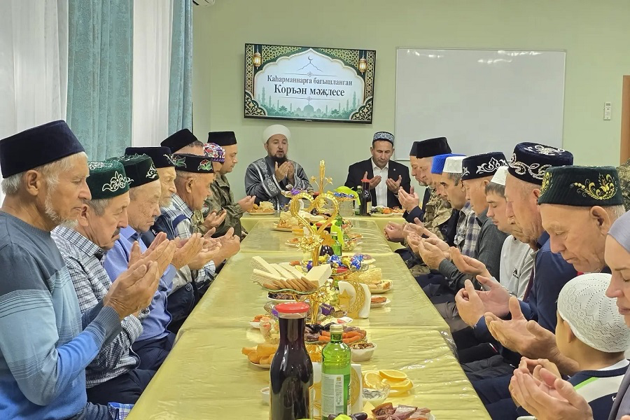 Тукай районы мөхтәсибәтендә махсус операция катнашучылары өчен Коръән ашы узды